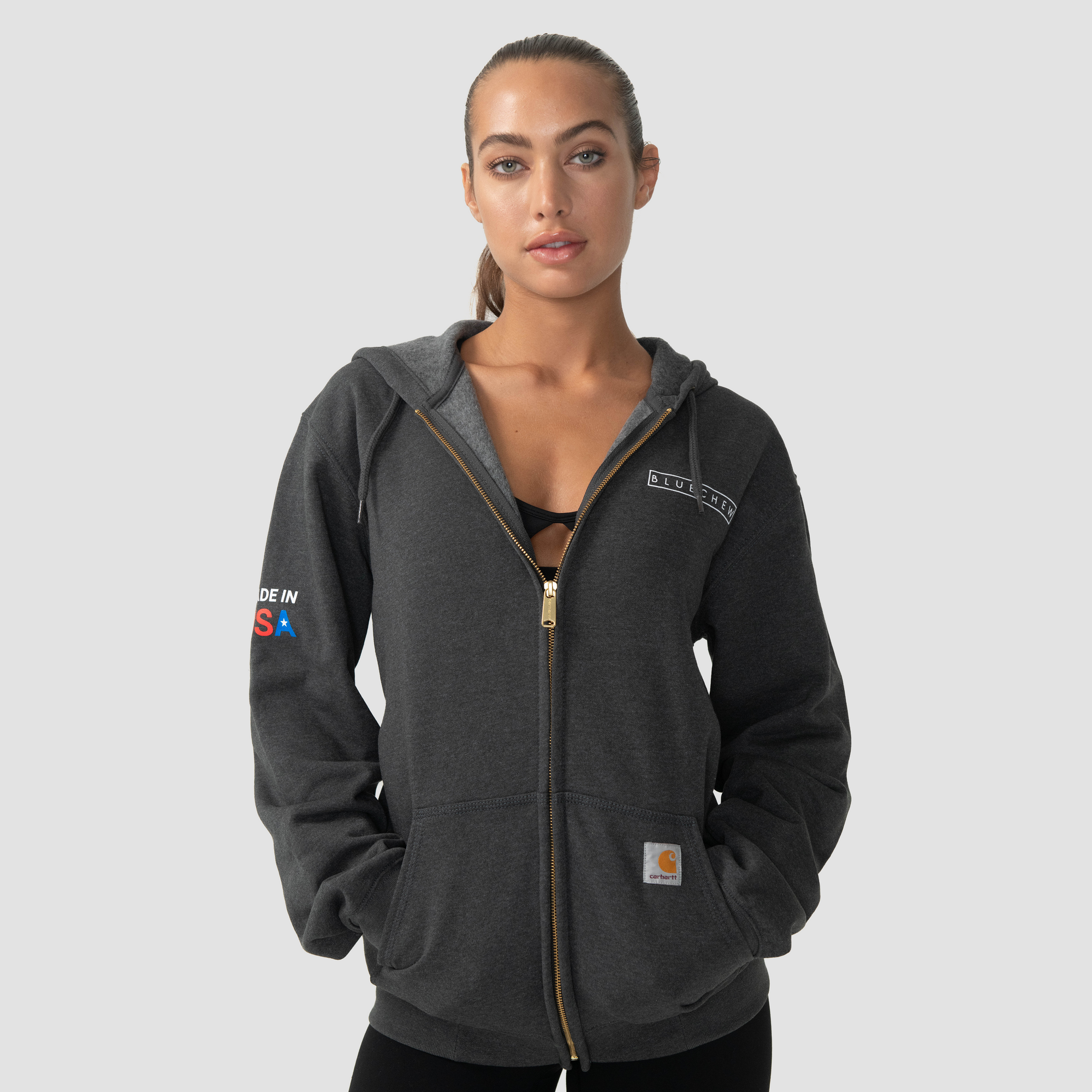 Carhartt® Zip-Up Hooded Sweatshirt