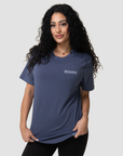Legends Aviation Tee Split-Hem BlueChew Logo
