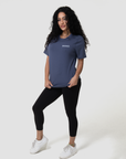 Legends Aviation Tee Split-Hem BlueChew Logo