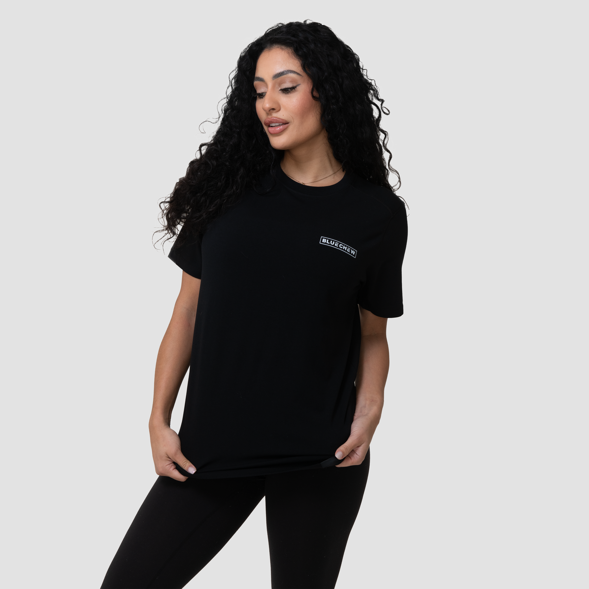 Legends Aviation Tee Split-Hem BlueChew Logo